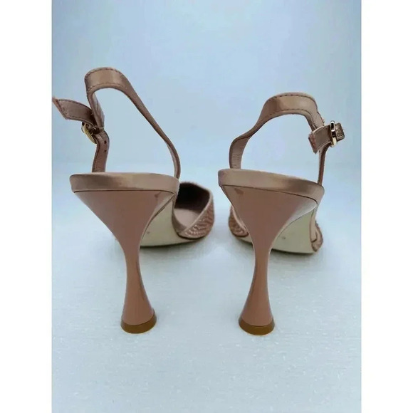 Jeffrey Campbell Zivote slingback pump heels size 8.5 embellished - Picture 6 of 11